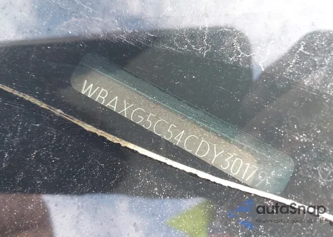 2012 BMW 528I z USA, uszkodzony, nr VIN WBAXG5C54CDY30179